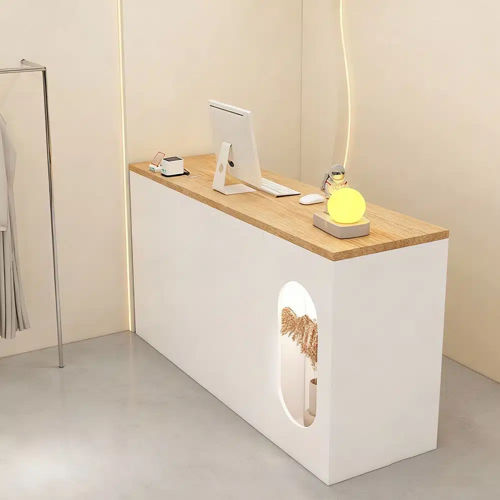 Modern Cash Register Counter For Reception Desk - image 7