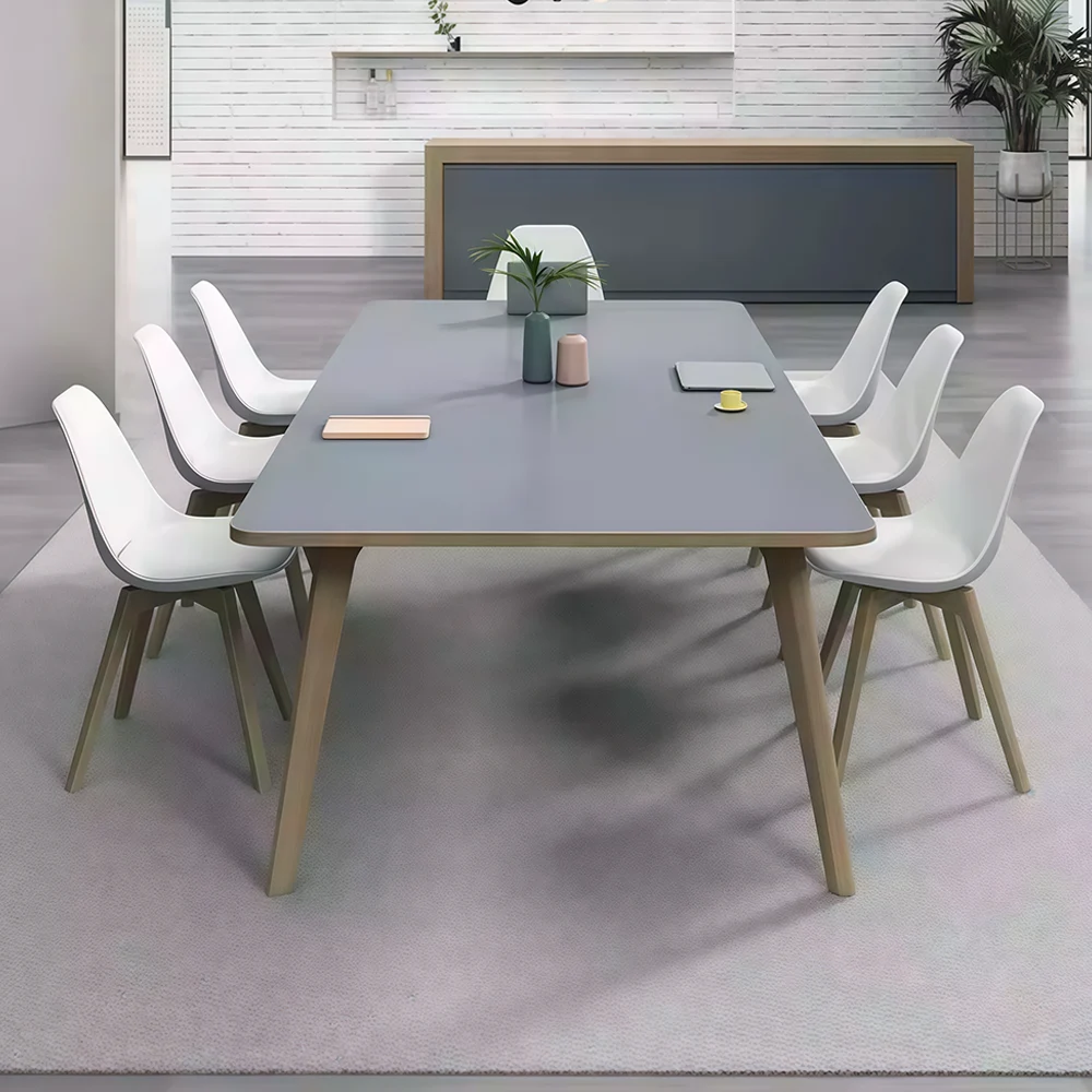 Nordic-Style Compact Conference Table - Maoters - image 2