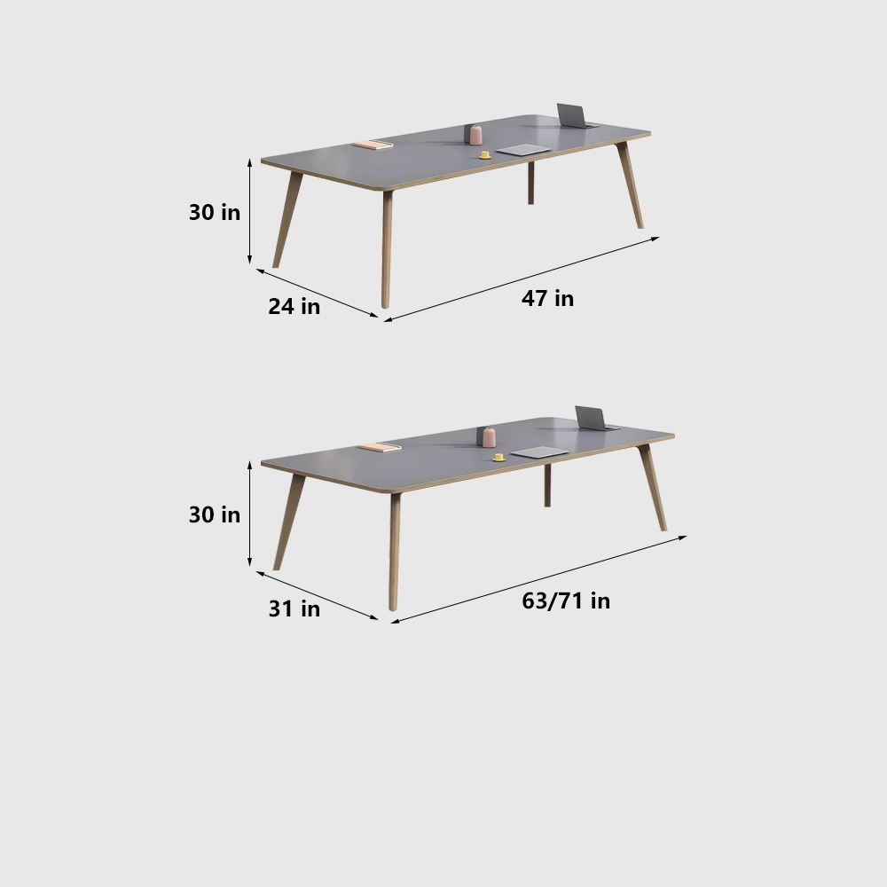 Nordic-Style Compact Conference Table - Maoters - image 7