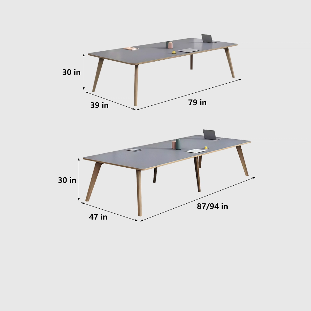 Nordic-Style Compact Conference Table - Maoters - image 8