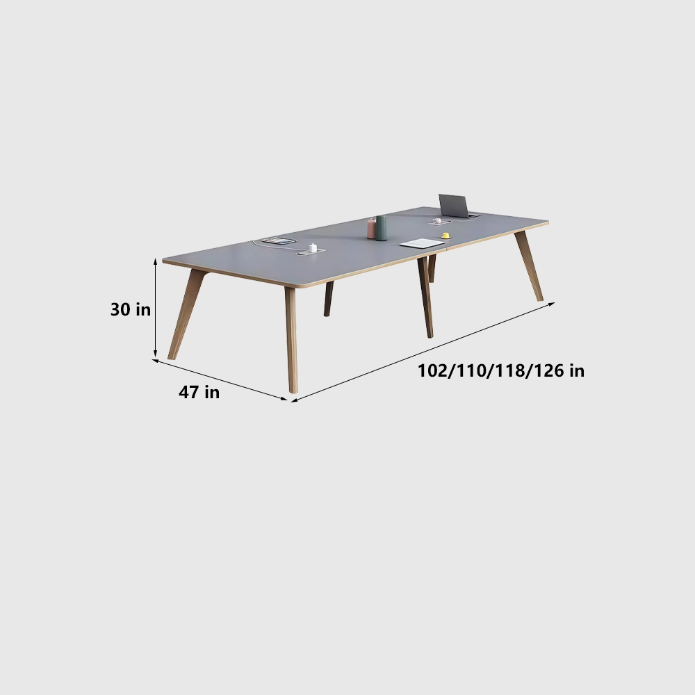 Nordic-Style Compact Conference Table - Maoters - image 9