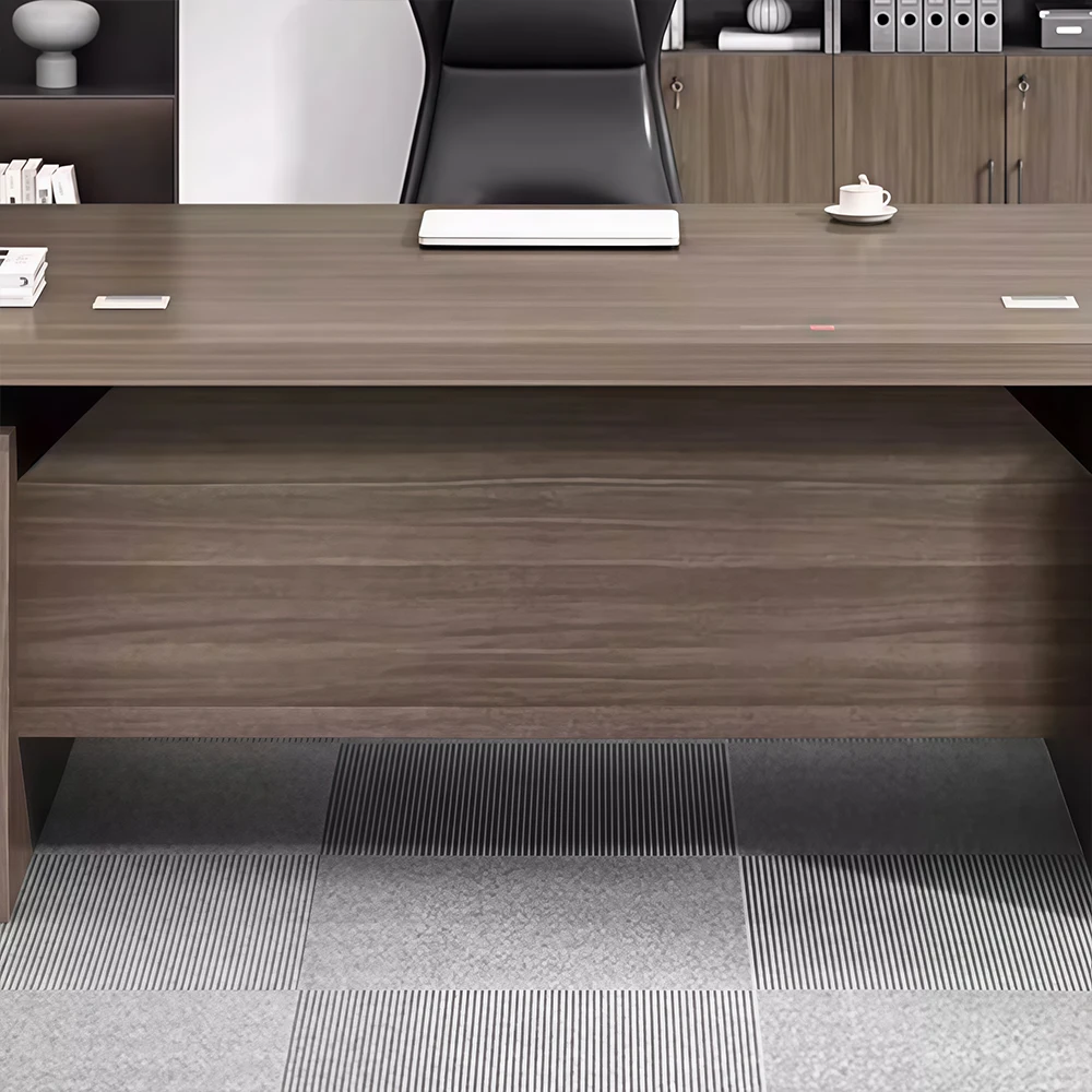 Office Computer Desk Double Cabinets Executive - Maoters - image 15
