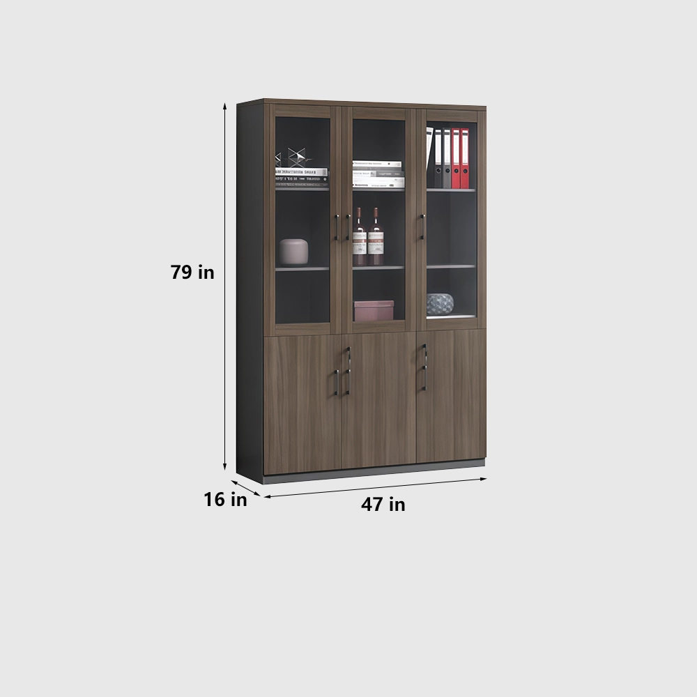 Office Computer Desk Double Cabinets Executive - Maoters - image 18