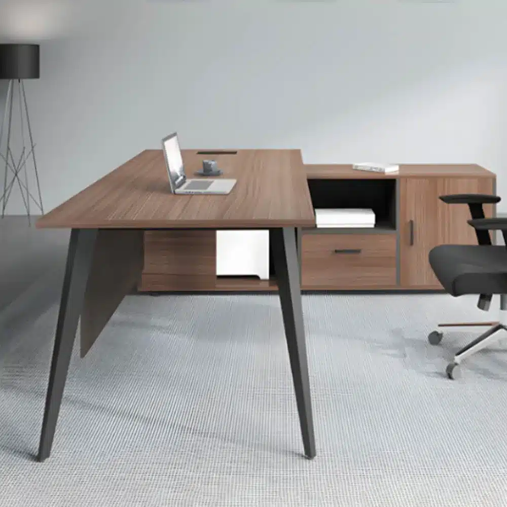 Panel Steel-Wood Manager Desk - Executive Table - image 9