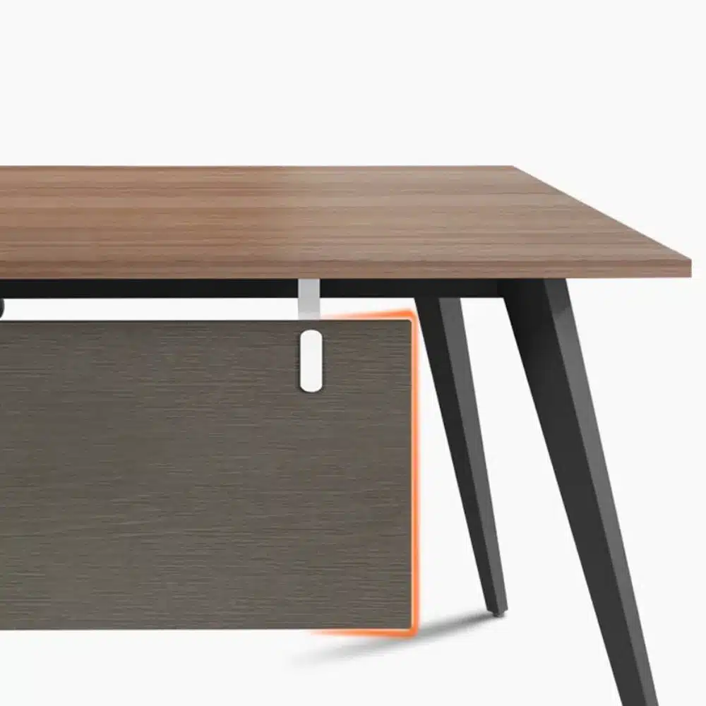 Panel Steel-Wood Manager Desk - Executive Table - image 5