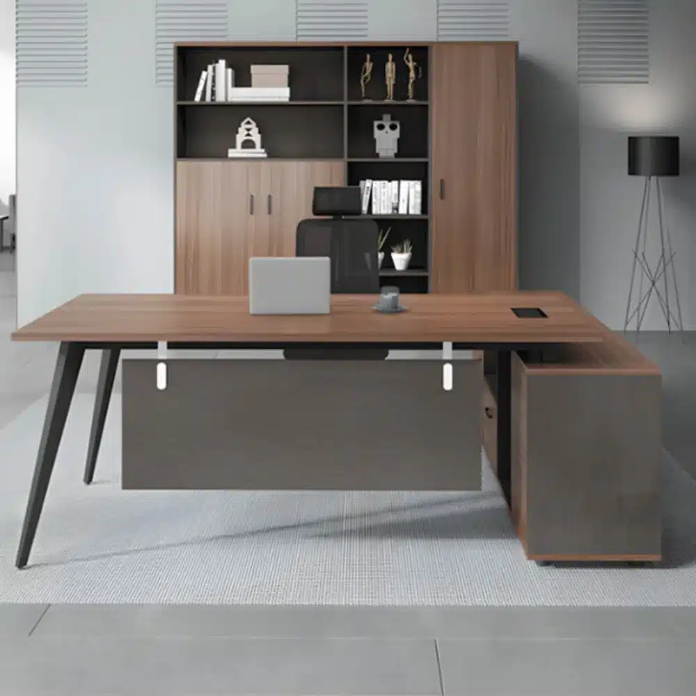 Panel Steel-Wood Manager Desk - Executive Table - image 4