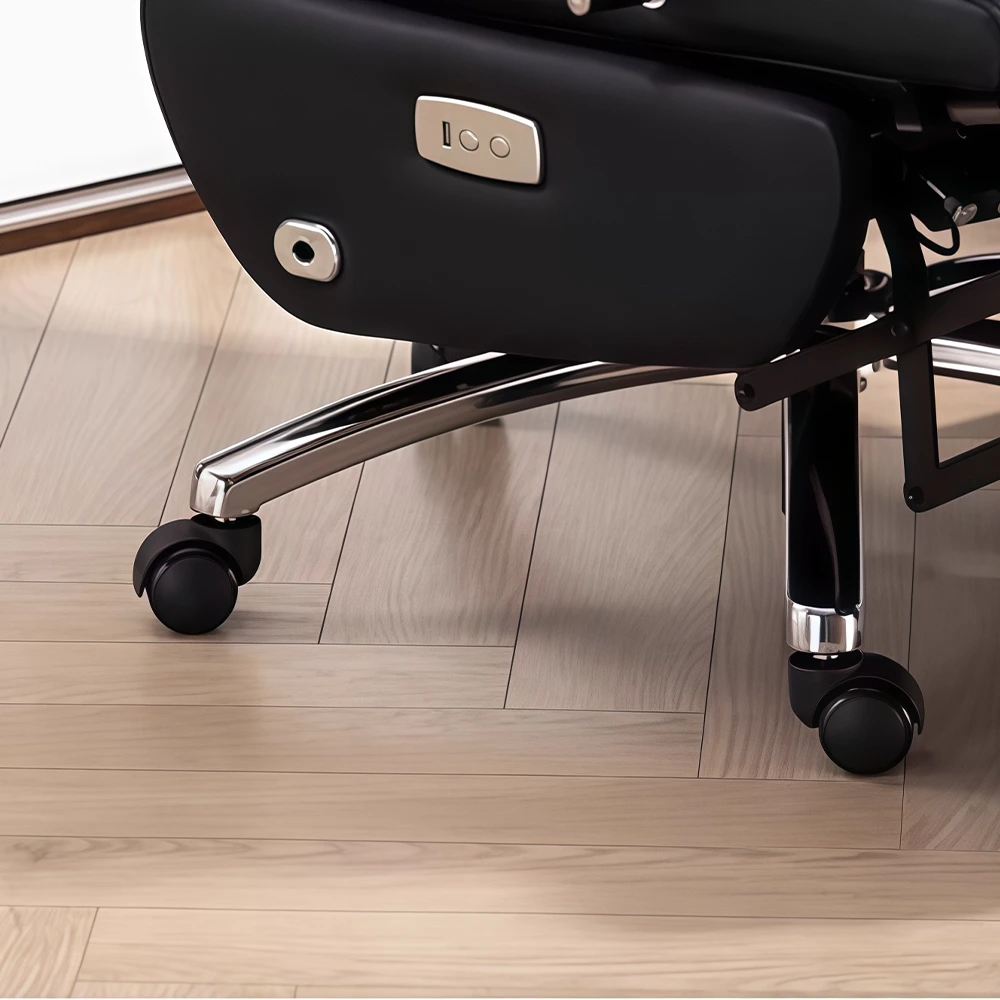 Reclining Rotatable Leather Executive Chair - image 4