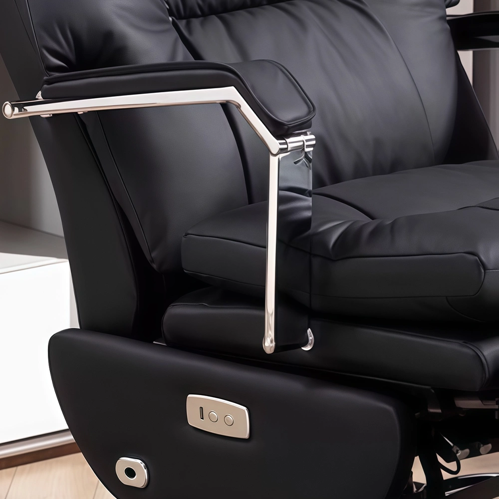 Reclining Rotatable Leather Executive Chair - image 6