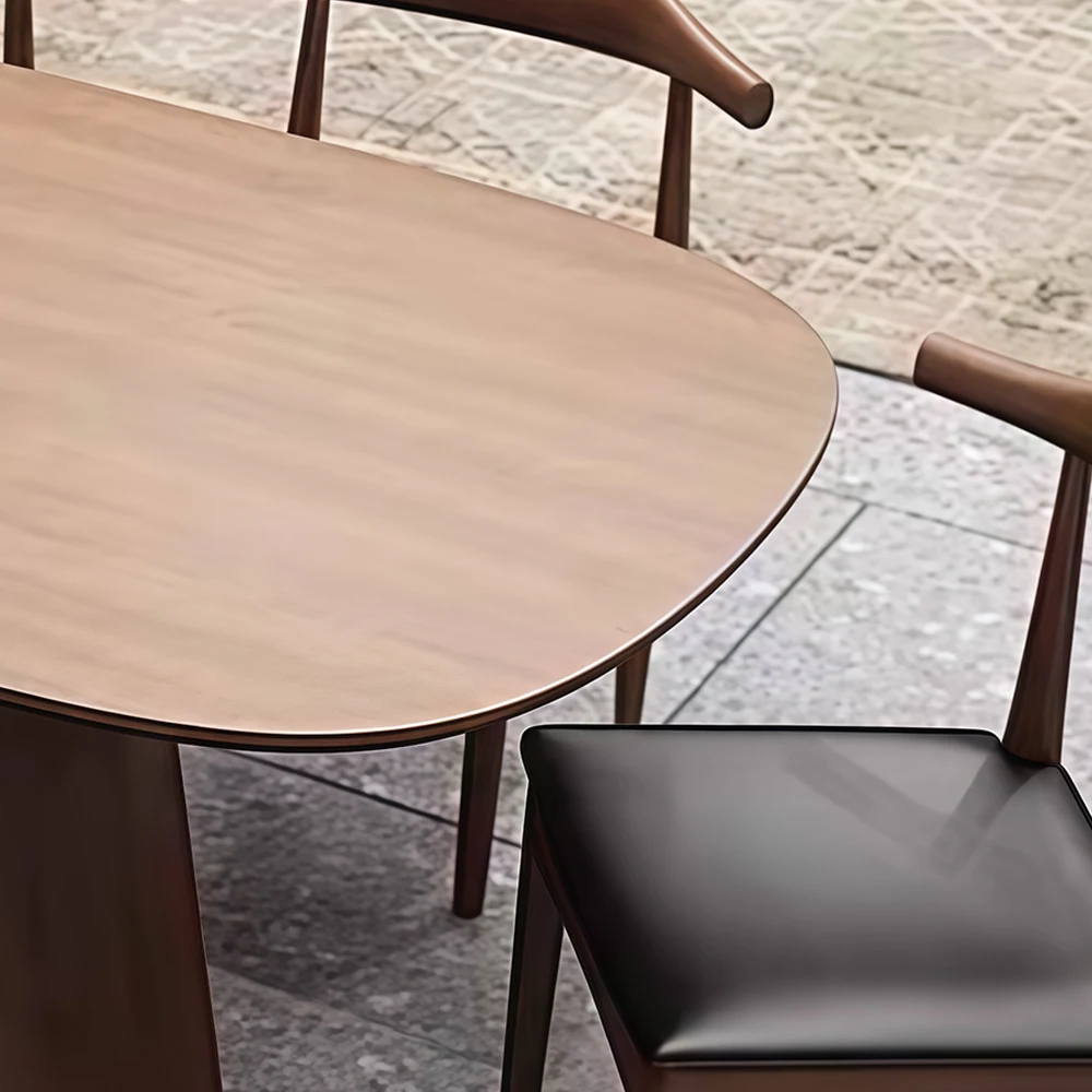 Scandinavian Oval Wood Conference Table - Maoters - image 6