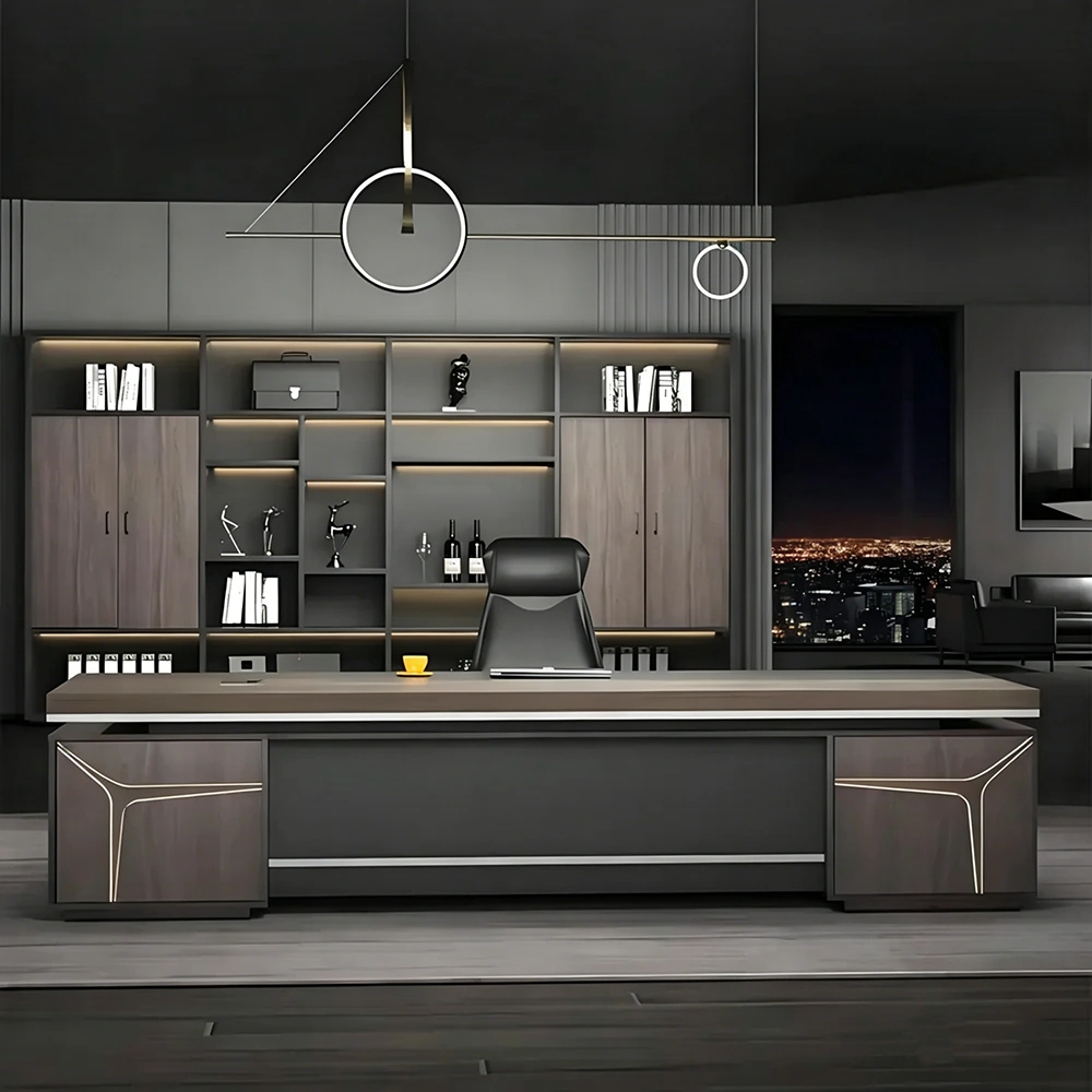 Dual-Drawer Executive Desk - image 2