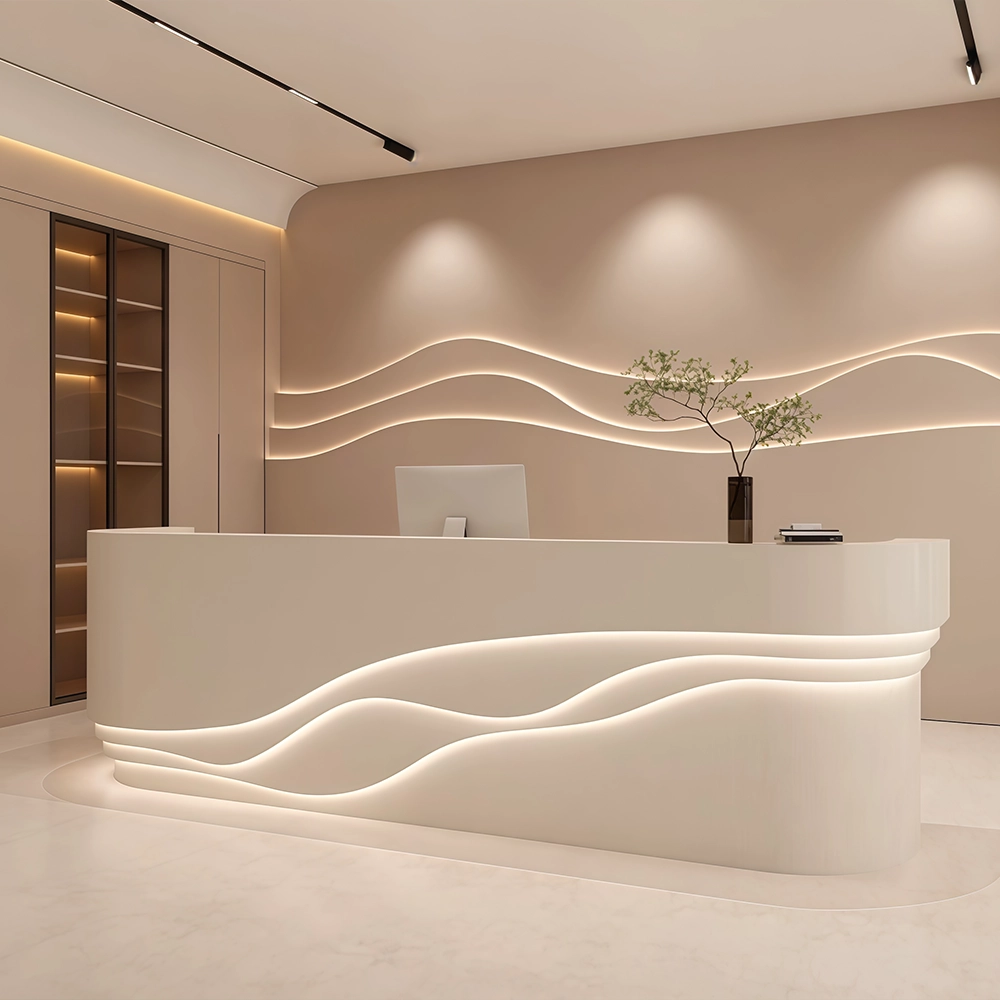 Reception Counter Cashier Desk - Classified Storage - image 5