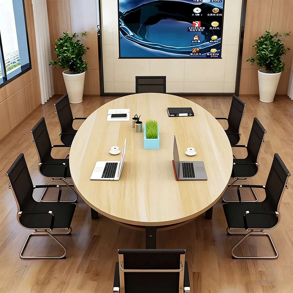 Oval Table Parlour Table Small Conference Table - image 3