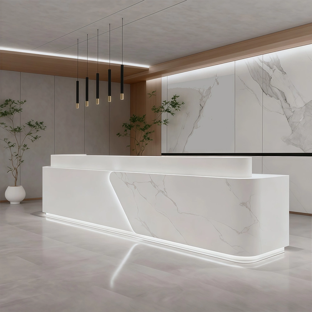 Simple Lacquer Reception Desk - Beauty &amp; Bar - image 2