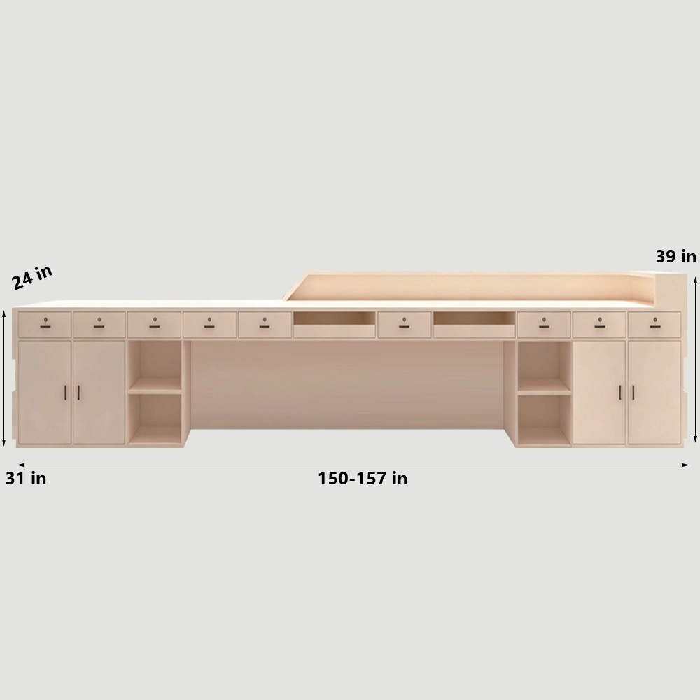 Simple Modern Creative Reception Desk - image 6