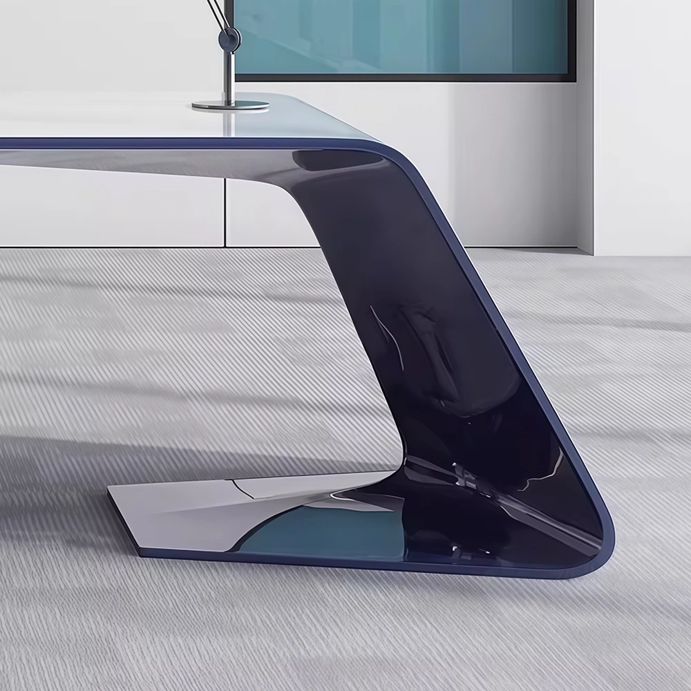Simple Modern Lacquered Executive Desk - image 4
