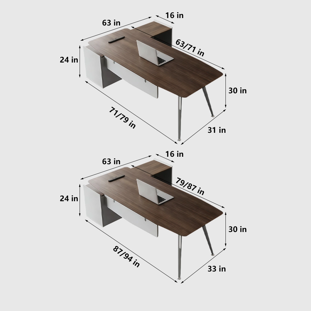 Simple Modern Office Desk Furniture Manager Single Desk - image 7
