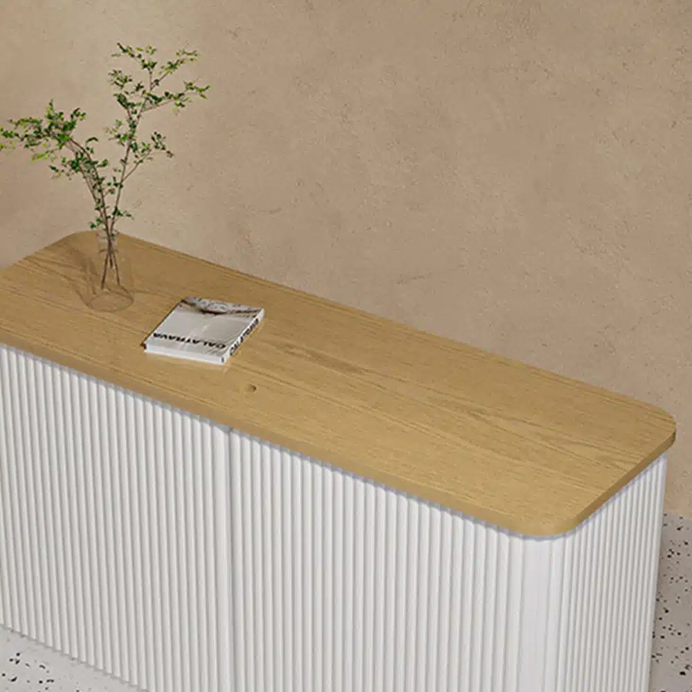 Simple Modern Store Small Lacquered Reception Desk - image 4