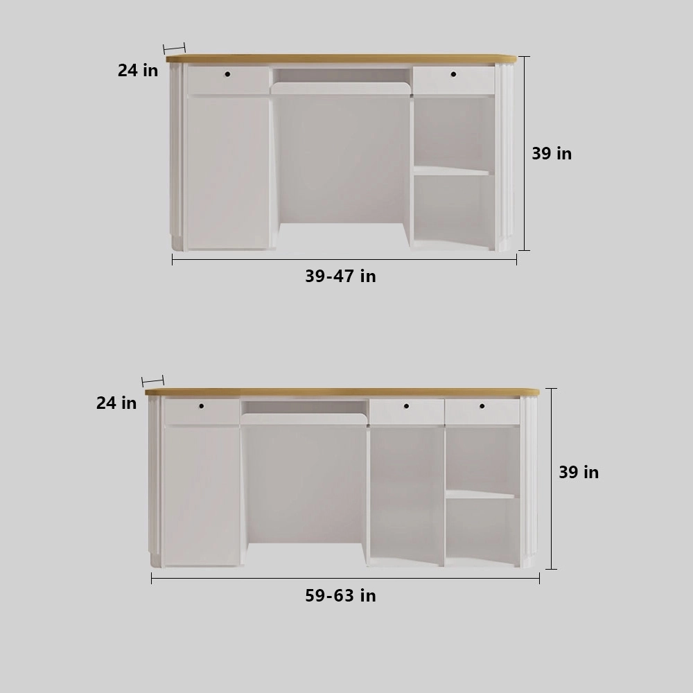 Simple Modern Store Small Lacquered Reception Desk - image 7