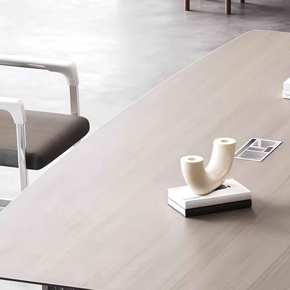 Simple Oval Conference Table Office Desk - image 5