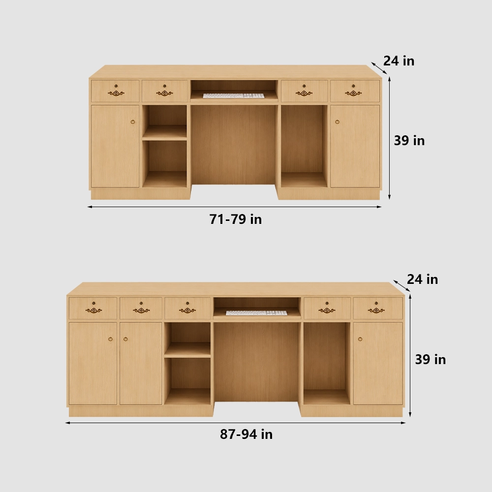 Simple Rattan Cashier Counter - Maoters - image 2