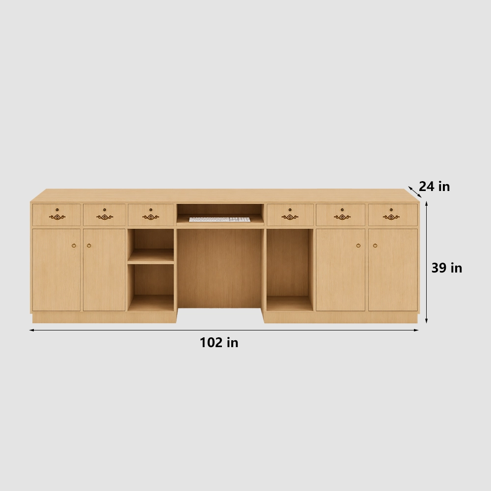 Simple Rattan Cashier Counter - Maoters - image 3
