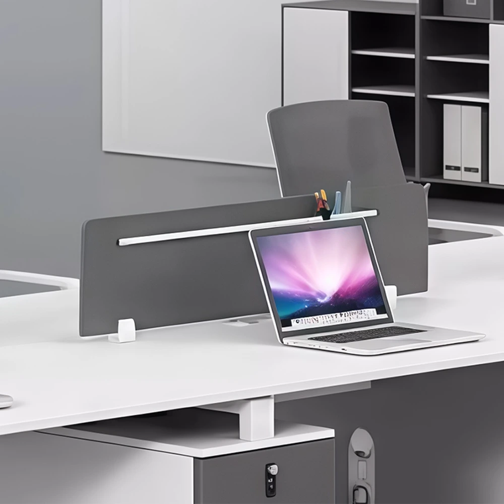 Simple Staff Desk - Free Combo with Lock &amp; Partition - image 6