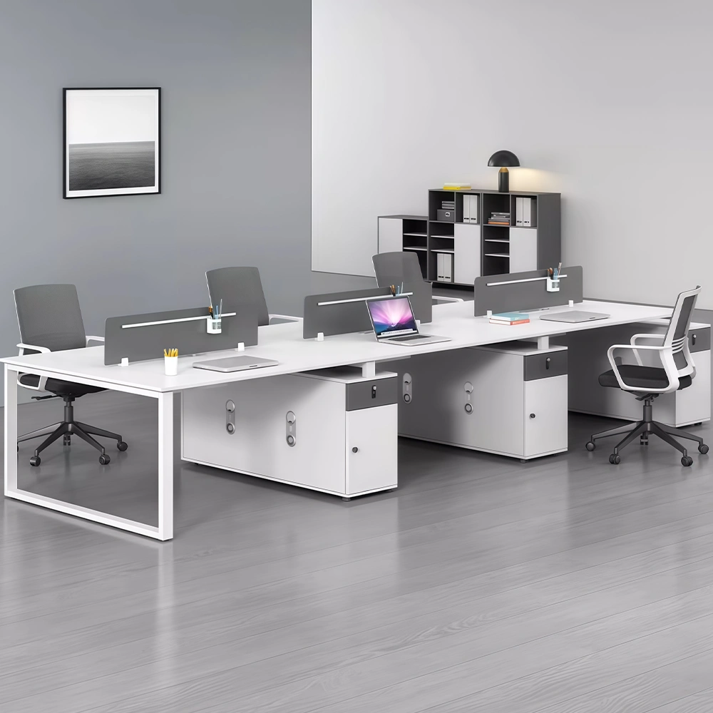 Simple Staff Desk - Free Combo with Lock &amp; Partition - image 2