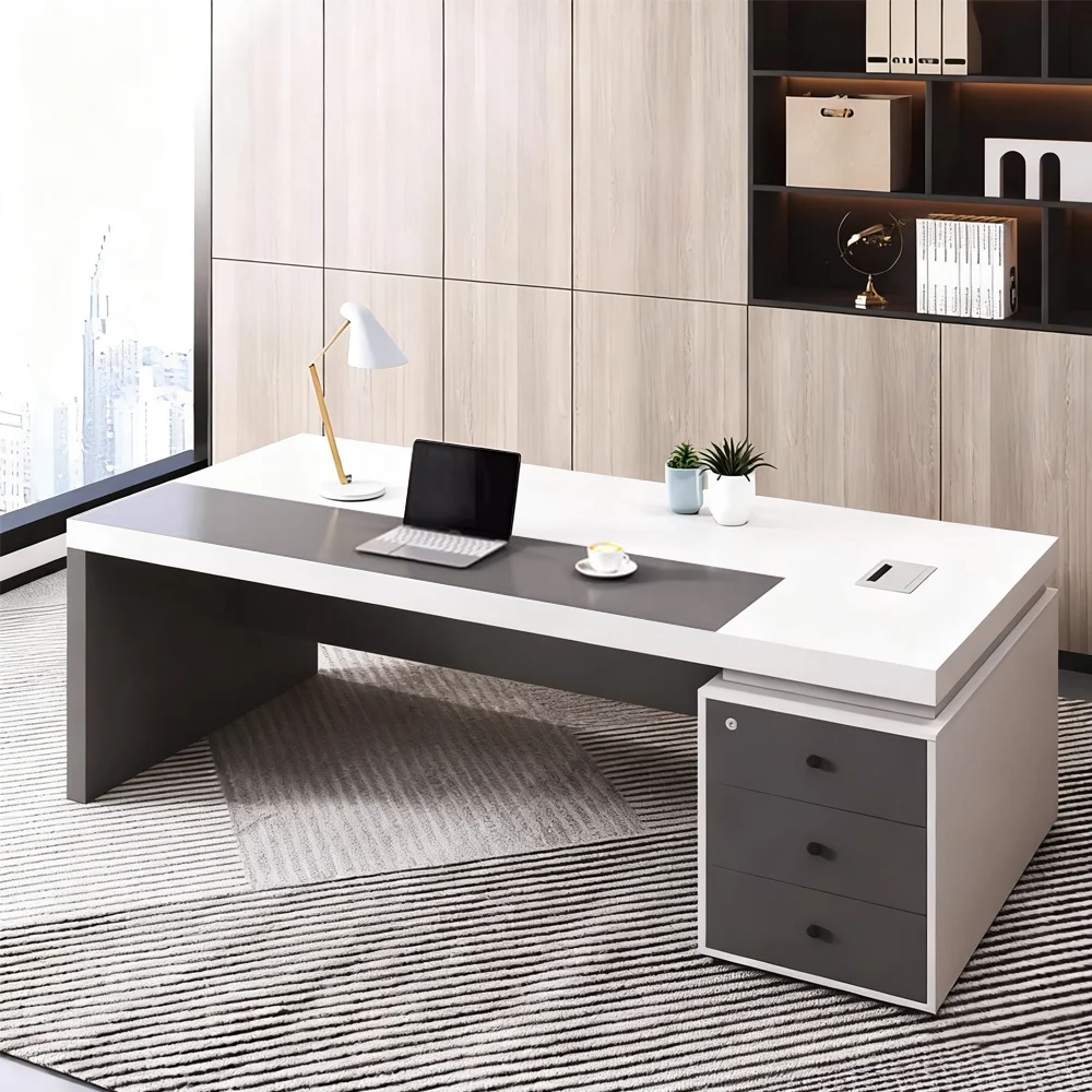 Sleek Modern Desk for Finance Managers &amp; Supervisors - image 4