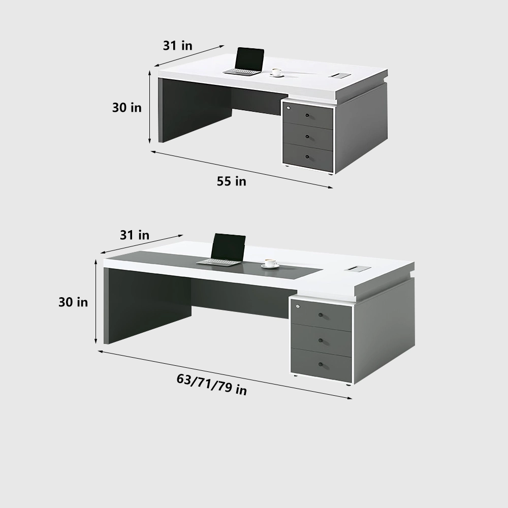 Sleek Modern Desk for Finance Managers &amp; Supervisors - image 13