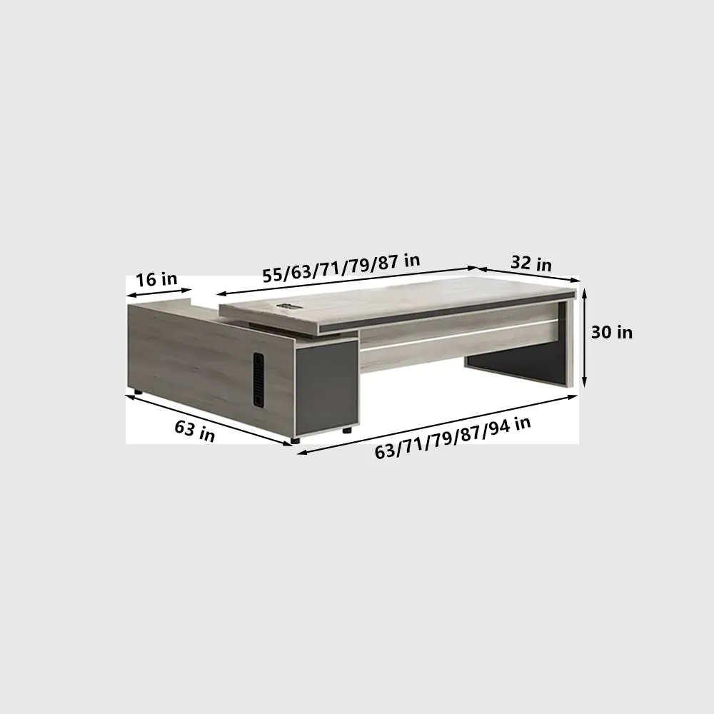 Luxurious Style Executive Desk  - Maoters - image 18