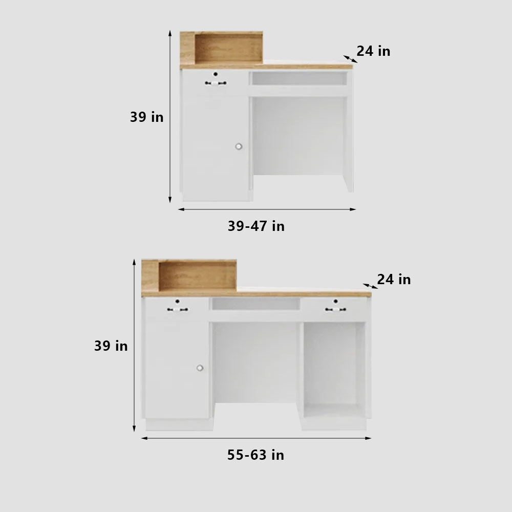 Modern Front Cashier Counter For Retail Store - image 6