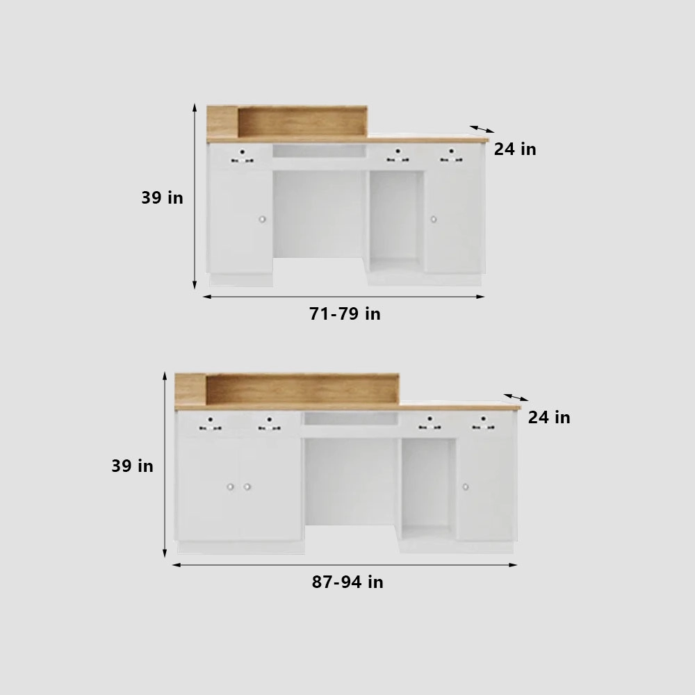 Modern Front Cashier Counter For Retail Store - image 7