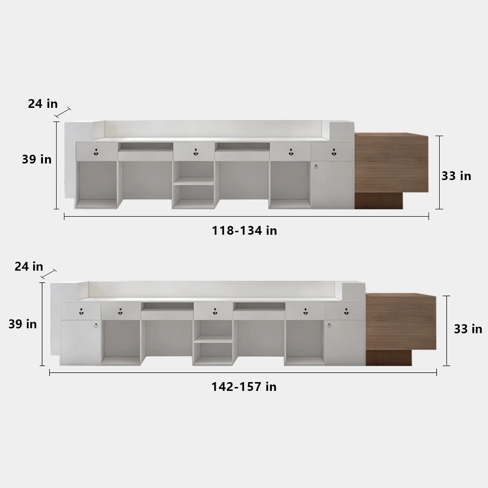 Simple Fashion Reception Desk - image 11