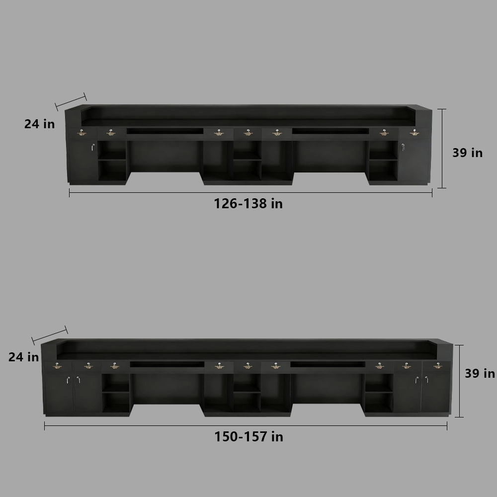 Simple Modern Light Luxury Reception Desk - image 2