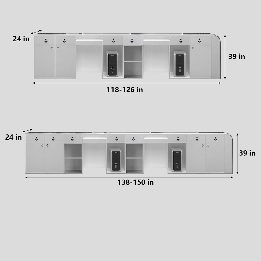 Modern Design Reception Desk - Maoters - image 4