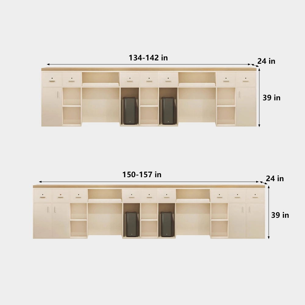 Modern Light Reception Desk - image 27