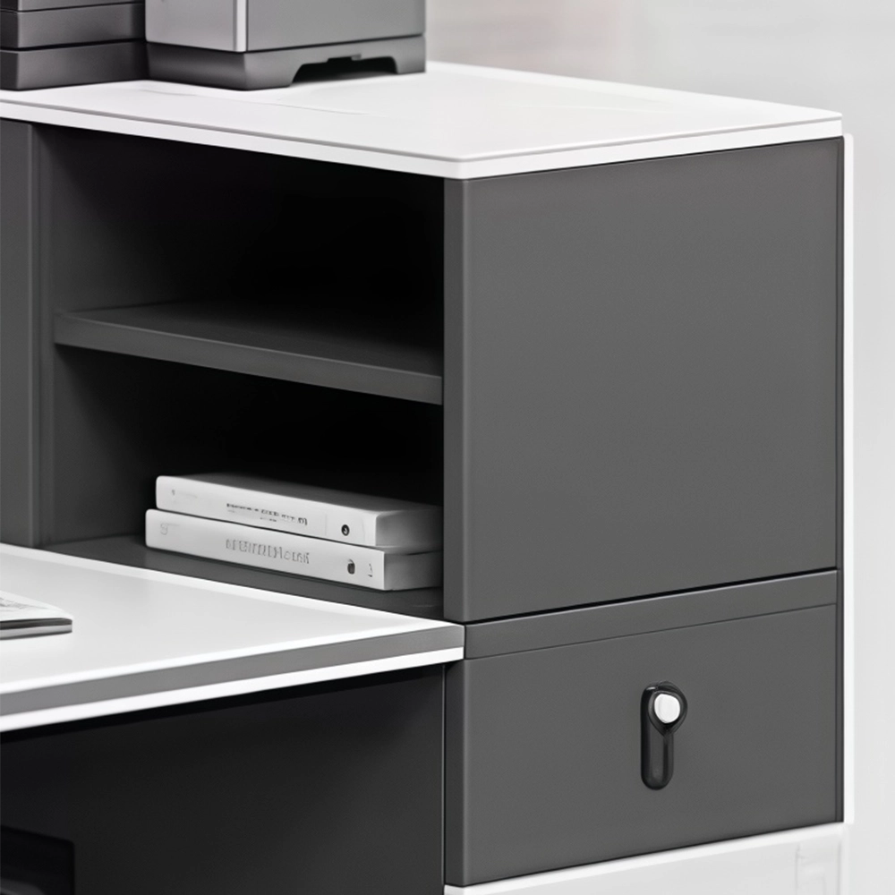 Stylish Black & White Desk - image 5