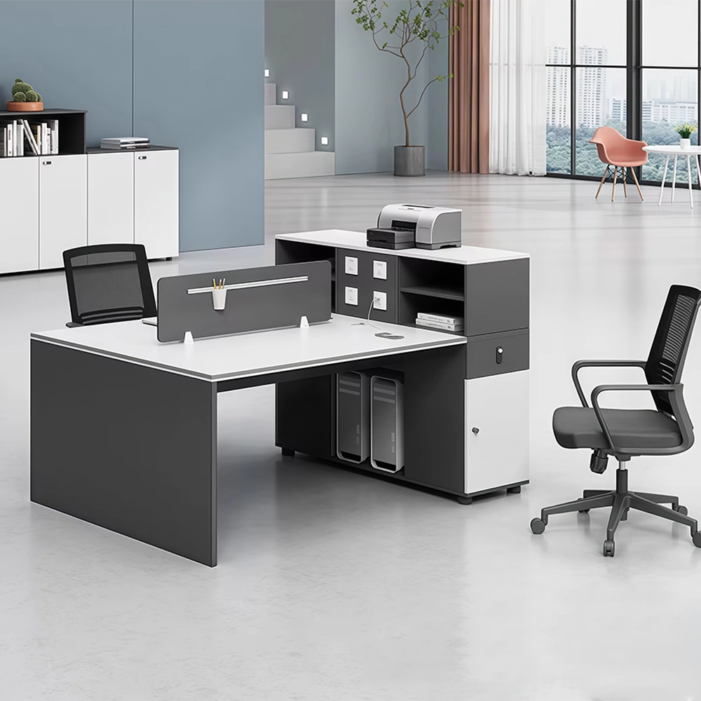 Stylish Black & White Desk - image 2