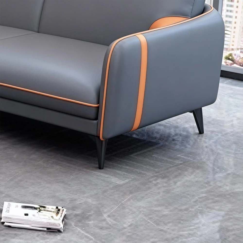 Stylish Leather Sofa, Three Seater - Maoters - image 6