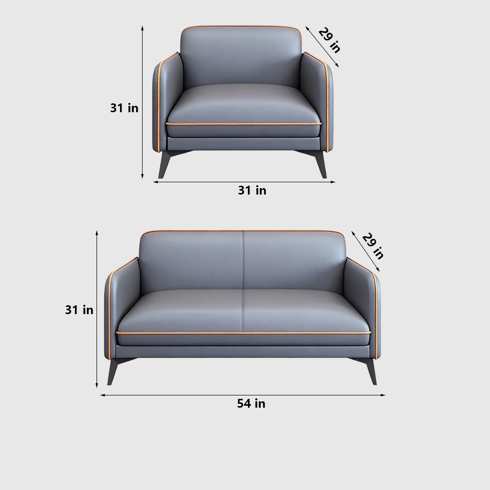 Stylish Leather Sofa, Three Seater - Maoters - image 9
