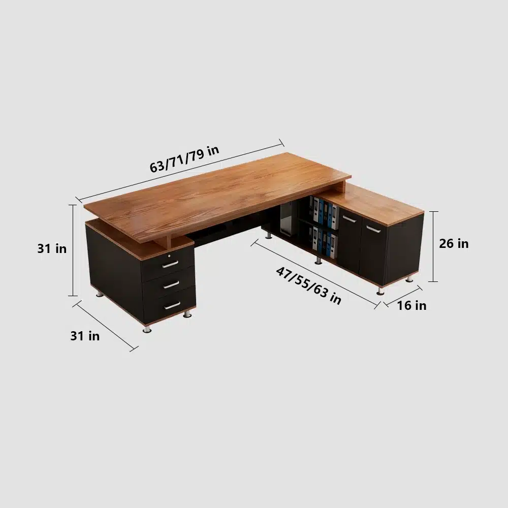 Thickened Office Desk Executive Desk - Maoters - image 5