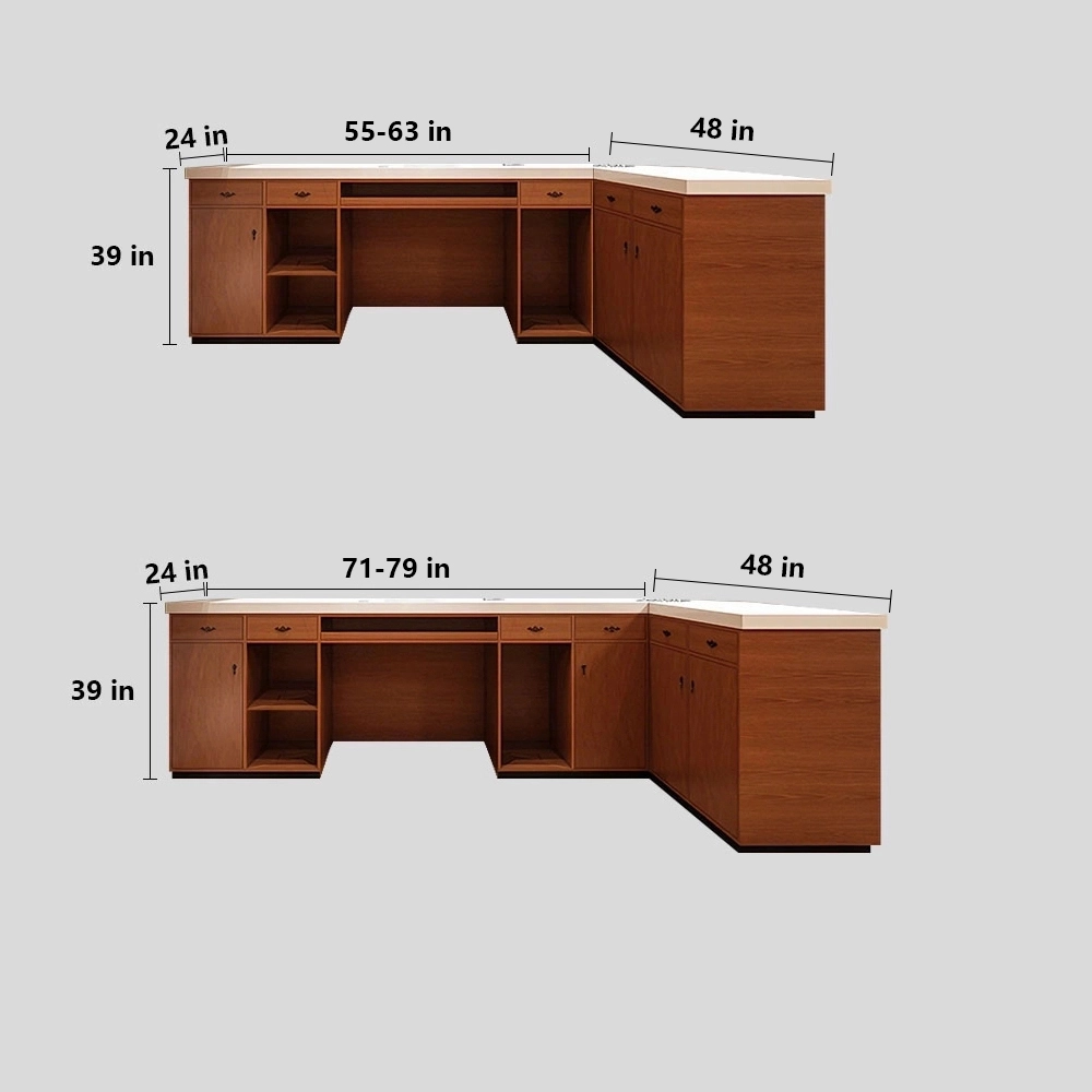 Vintage-style Bar Reception Desk - image 2