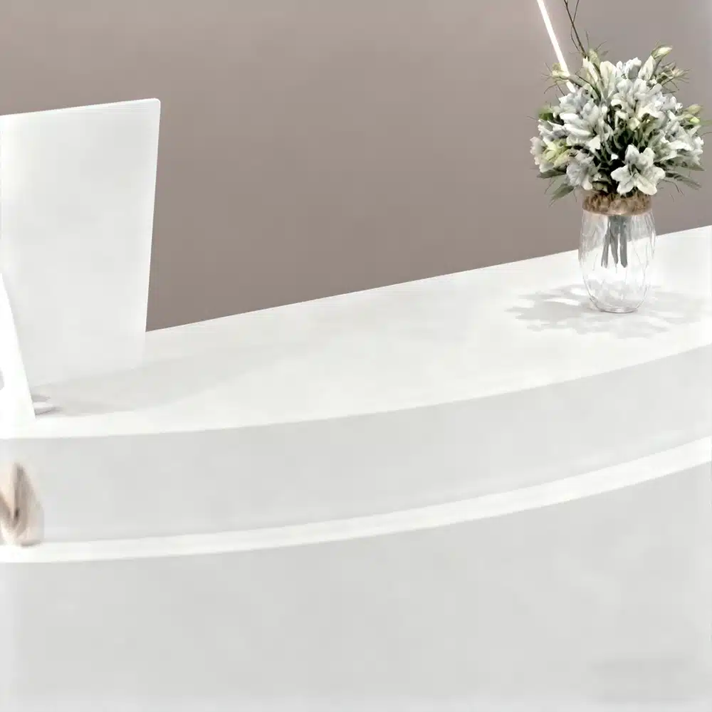 Curved Beauty Salon Bar Counter - image 3
