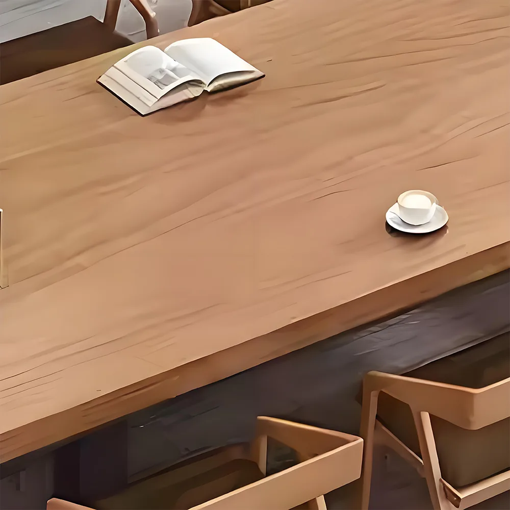 Nordic Simplicity Solid Wood Office Conference Table - Maoters - image 6
