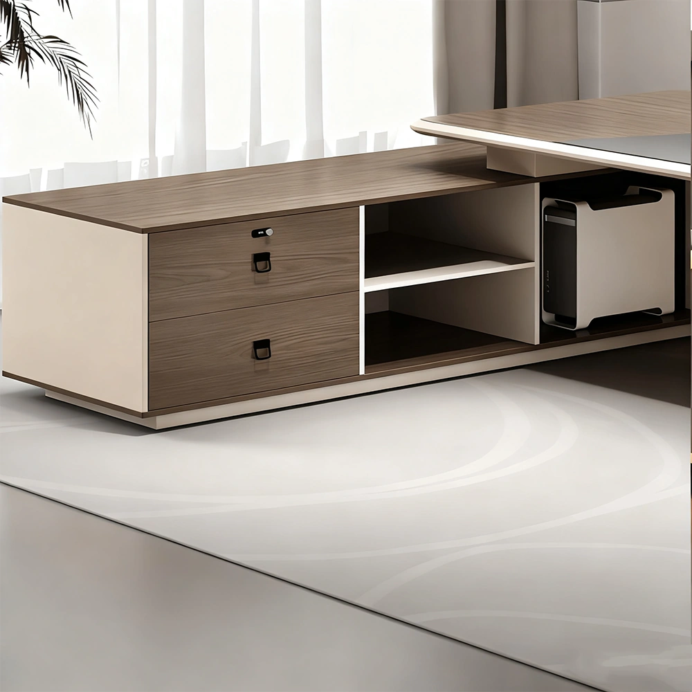 Minimalist Executive Desk with Storage - image 14