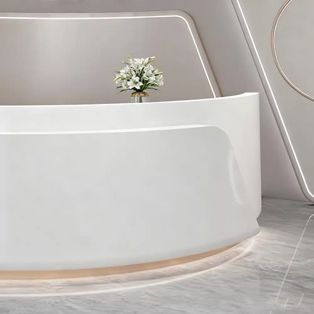 Curved Beauty Salon Bar Counter - image 2