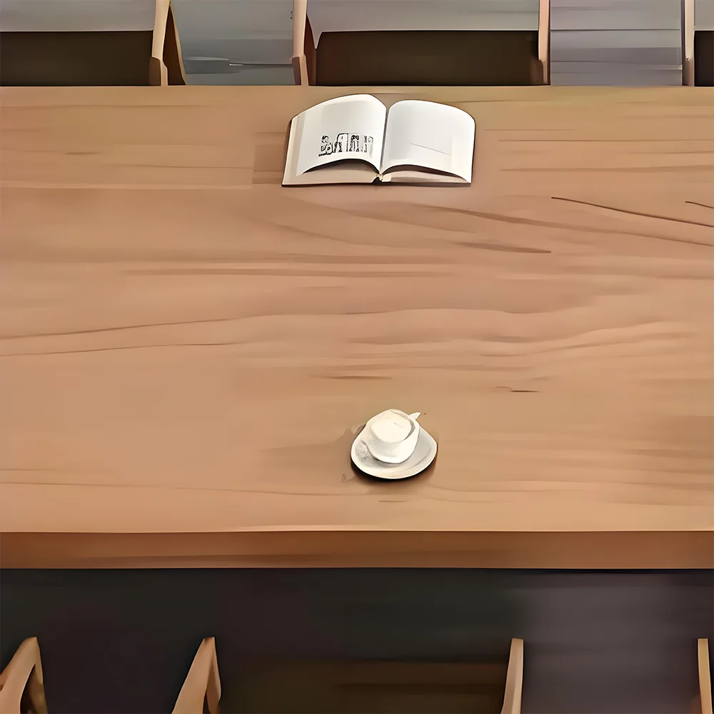 Nordic Simplicity Solid Wood Office Conference Table - Maoters - image 5