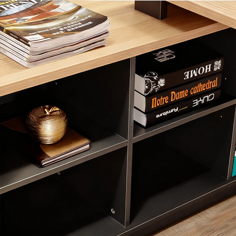 L-Shape Corner Desk Executive Office Desk Computer Table - image 14