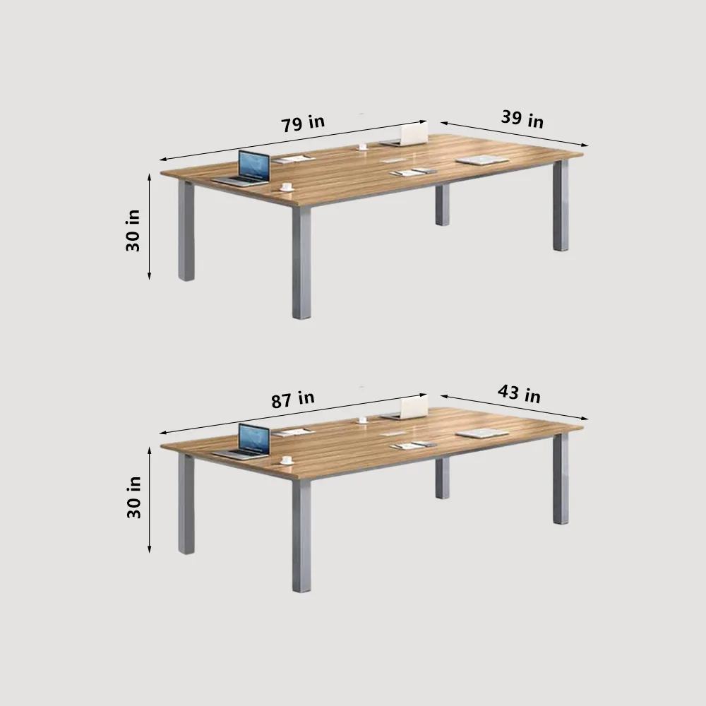 Modern Training Table Rectangular Desk - image 6