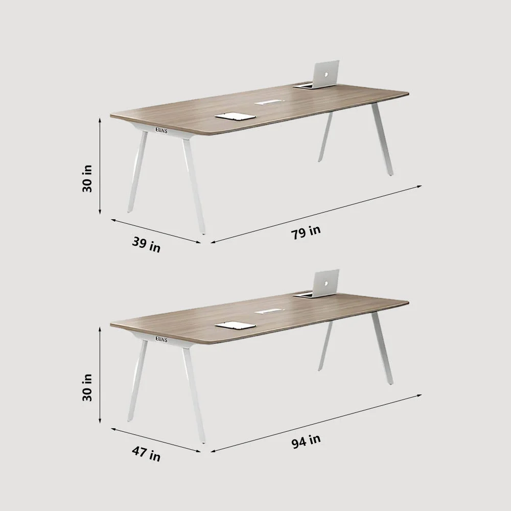 Modern Simplistic Long Conference Table – Office Ready - image 7